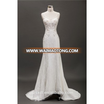 2017 Top Popular Short Sleeve Waimaotong Wedding Dress