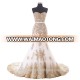 High-end lace embroidery and slim dress, the wedding dress of the wedding dress of the bride with the tail of the tail.