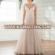 TOP10 Wedding Dress Supplier Blush A Line Lace Cheap Long Tail Wedding Dress Bridal Dress